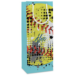 Softball Wine Gift Bags (Personalized)