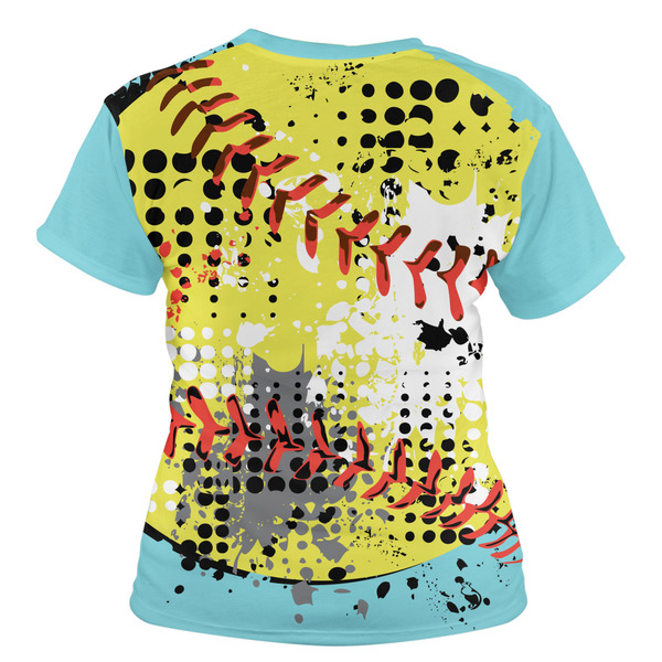 Softball Women's T-shirt Back