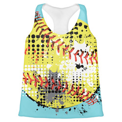 Softball Womens Racerback Tank Top