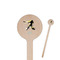 Softball Wooden 6" Stir Stick - Round - Closeup