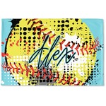 Softball Woven Mat (Personalized)