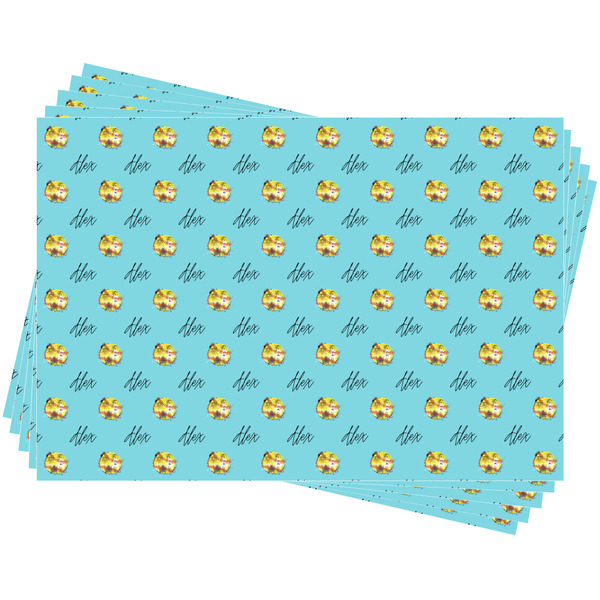 Softball Wrapping Paper - 5 Sheets Approval