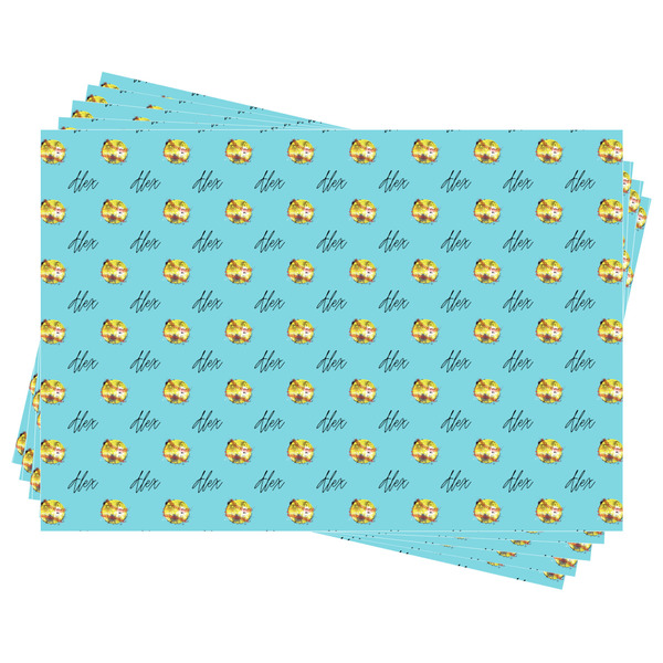 Softball Wrapping Paper - Front & Back - Sheets Approval