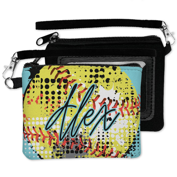 Softball Wristlet ID Cases - MAIN