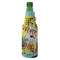 Softball Zipper Bottle Cooler - ANGLE (bottle)