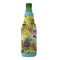 Softball Zipper Bottle Cooler - FRONT (bottle)