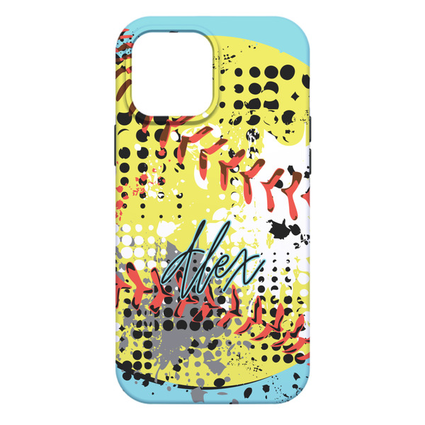 Softball iPhone 13 Pro Max Tough Case - Back