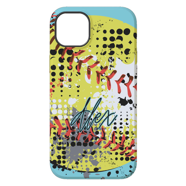 Softball iPhone 14 Pro Max Tough Case - Back