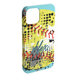 Softball iPhone Case - Plastic - iPhone 15 Pro Max (Personalized)