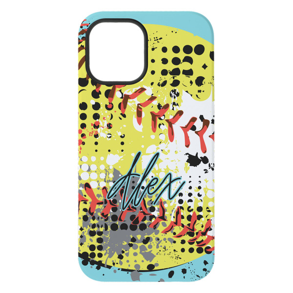 Softball iPhone 15 Pro Max Tough Case - Back