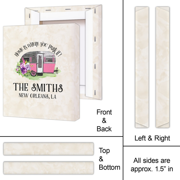 Camper 11x14 - Canvas Print - Approval