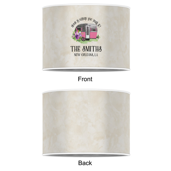 Camper 12" Drum Lampshade - APPROVAL (Poly Film)