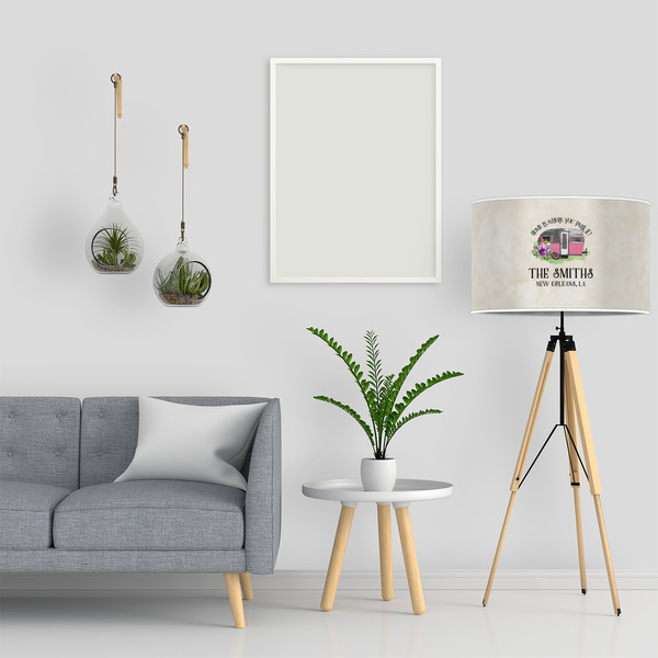 Camper 12" Drum Lampshade - LIFESTYLE