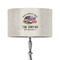 Camper 12" Drum Lampshade - ON STAND (Fabric)