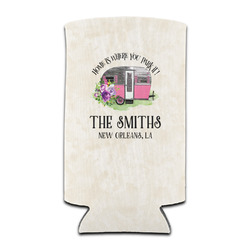 Camper Can Cooler (tall 12 oz) (Personalized)