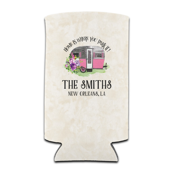 Custom Camper Can Cooler (tall 12 oz) (Personalized)