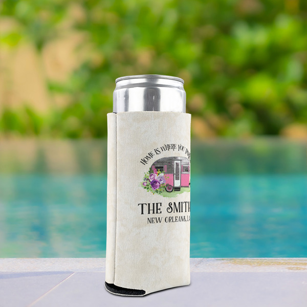 Camper Can Cooler - Tall 12oz - In Context