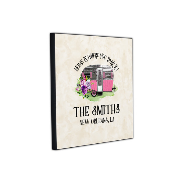 Camper 12x12 Wood Print - Angle View