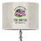 Camper 16" Drum Lampshade - ON STAND (Poly Film)
