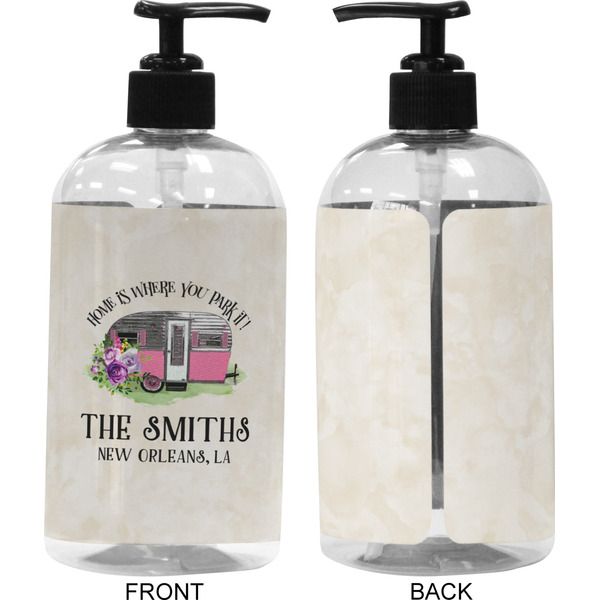 Camper 16 oz Plastic Liquid Dispenser (Approval)