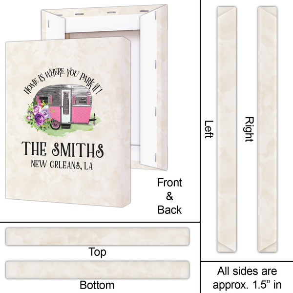 Camper 16x20 - Canvas Print - Approval