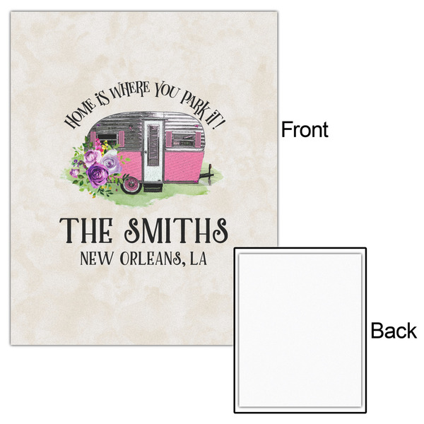 Camper 16x20 - Matte Poster - Front & Back