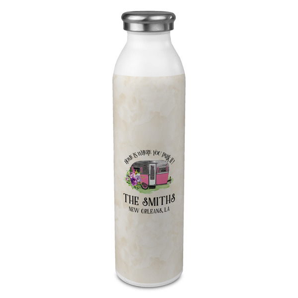 Custom Camper 20oz Stainless Steel Water Bottle - Full Print (Personalized)