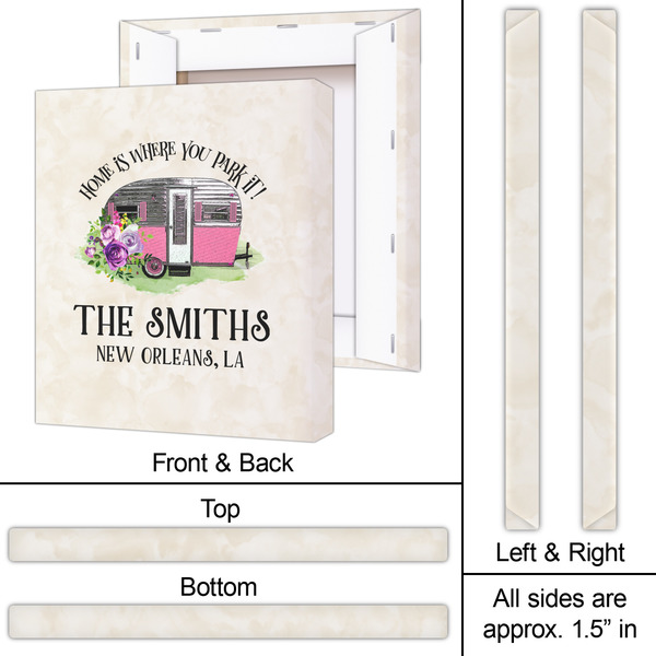 Camper 20x24 - Canvas Print - Approval