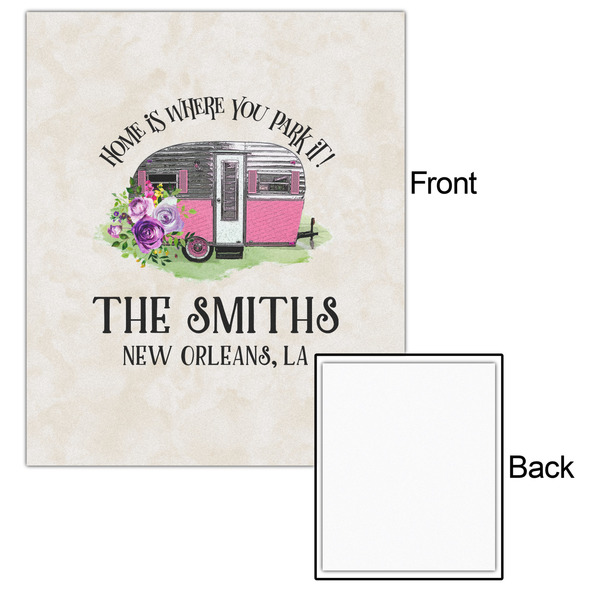 Camper 20x24 - Matte Poster - Front & Back