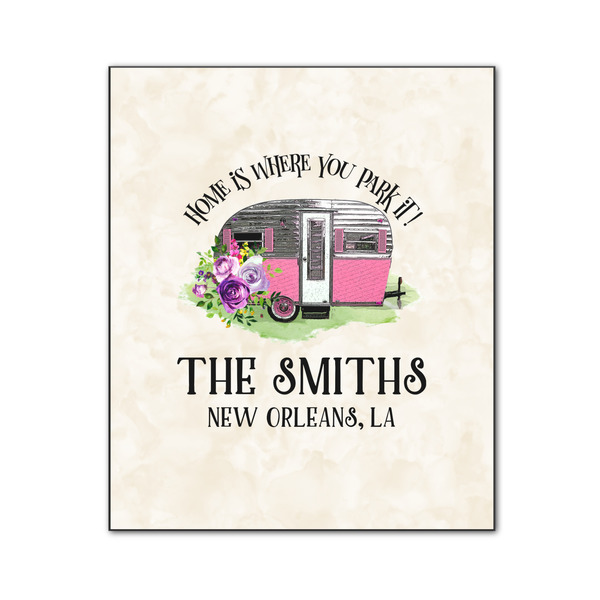 Camper 20x24 Wood Print - Front View