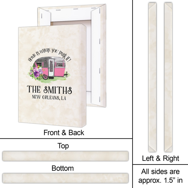 Camper 20x30 - Canvas Print - Approval