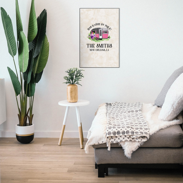 Camper 20x30 Wood Print - In Context