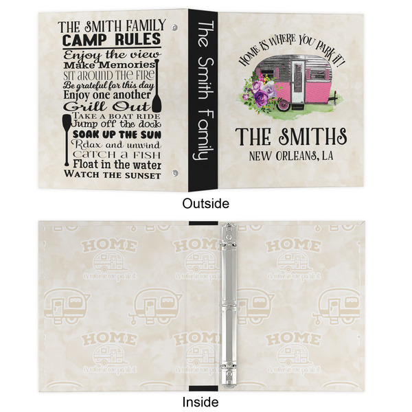 Camper 3 Ring Binders - Full Wrap - 1" - APPROVAL