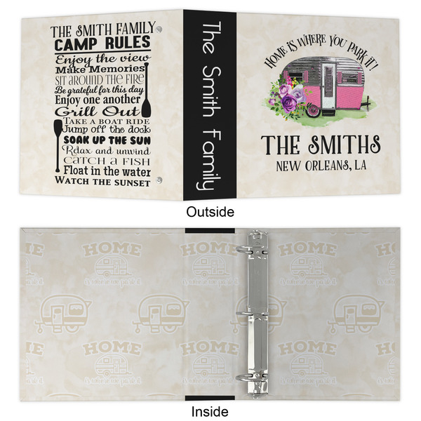 Camper 3 Ring Binders - Full Wrap - 2" - APPROVAL