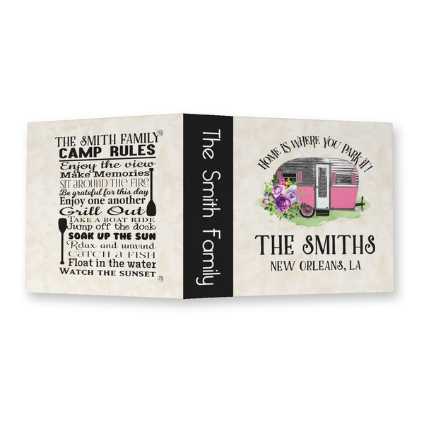 Camper 3 Ring Binders - Full Wrap - 2" - OPEN OUTSIDE