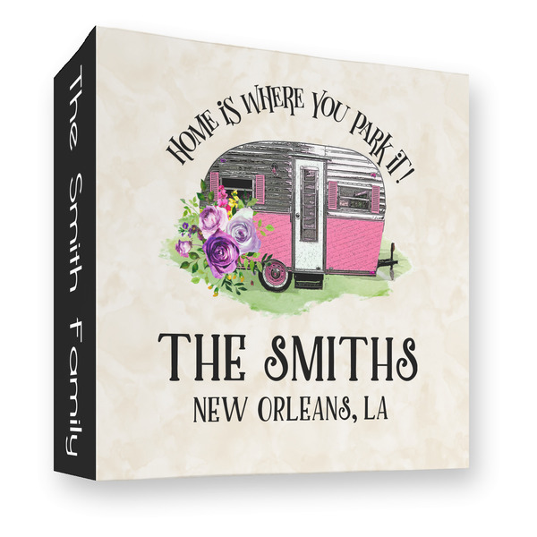 Camper 3 Ring Binders - Full Wrap - 3" - FRONT