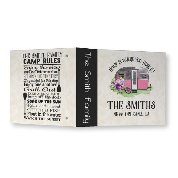 Camper 3 Ring Binders - Full Wrap - 3" - OPEN OUTSIDE