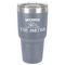 Camper 30 oz Stainless Steel Tumbler - Grey - Single-Sided (Personalized)