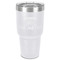 Camper 30 oz Stainless Steel Ringneck Tumbler - White - Front