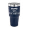 Camper 30 oz Stainless Steel Ringneck Tumblers - Navy - FRONT
