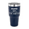 Camper 30 oz Stainless Steel Tumbler - Navy - Single Sided (Personalized)