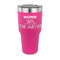Camper 30 oz Stainless Steel Ringneck Tumblers - Pink - FRONT