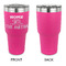 Camper 30 oz Stainless Steel Ringneck Tumblers - Pink - Single Sided - APPROVAL