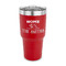Camper 30 oz Stainless Steel Ringneck Tumblers - Red - FRONT