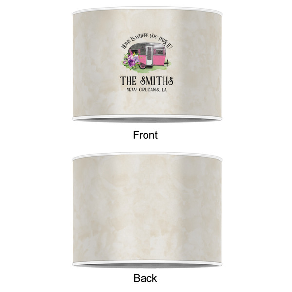 Camper 8" Drum Lampshade - APPROVAL (Poly Film)