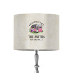 Camper 8" Drum Lamp Shade - Fabric (Personalized)
