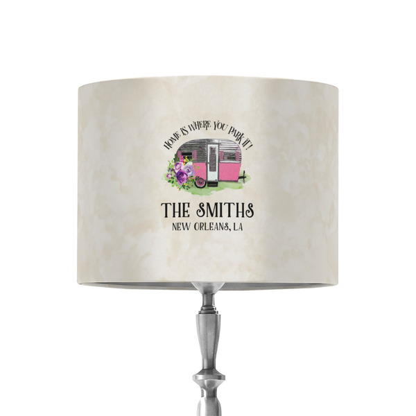Custom Camper 8" Drum Lamp Shade - Fabric (Personalized)