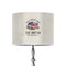 Camper 8" Drum Lampshade - ON STAND (Poly Film)