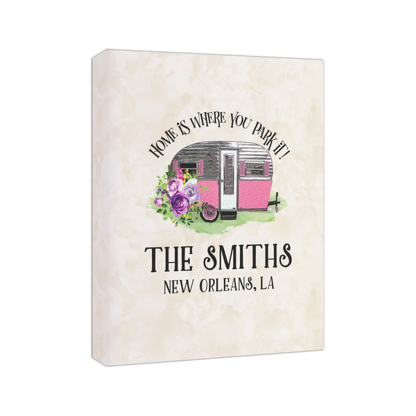 Camper 8x10 - Canvas Print - Angled View