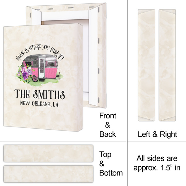 Camper 8x10 - Canvas Print - Approval